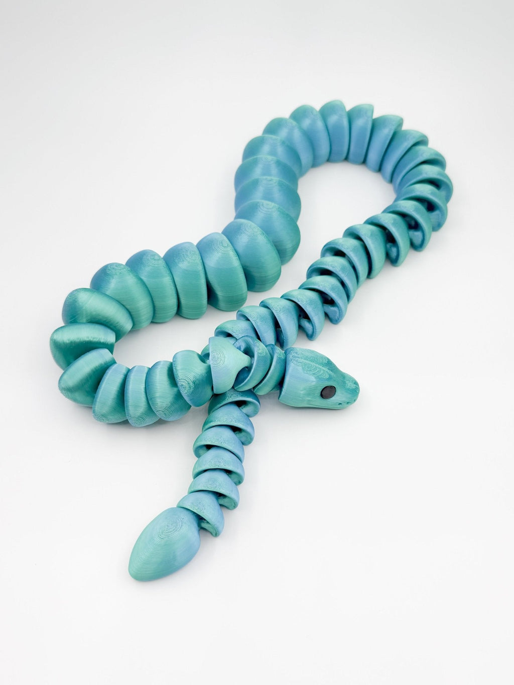 32" Articulated 3D Printed Snake – Fidget Toy, Flexible Sensory Gift