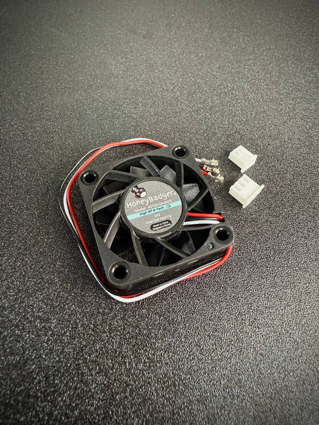 HoneyBadger 4010 Axial Fans — High-Speed Tach (Performance) or Balance Series