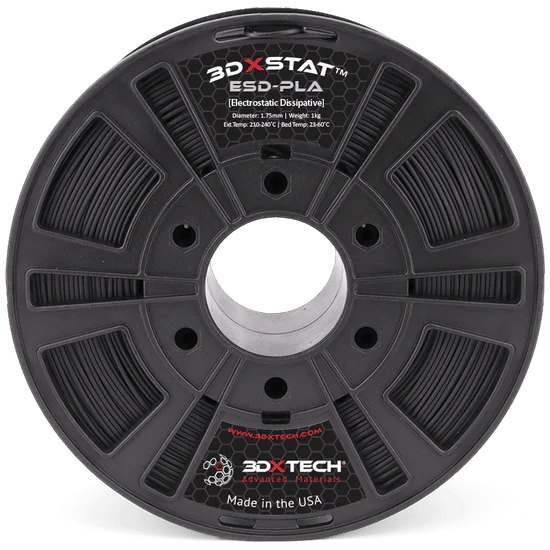 3DXSTAT" ESD-PLA 1.75mm 3D Printer Filament by 3DXTech Made in USA 750g