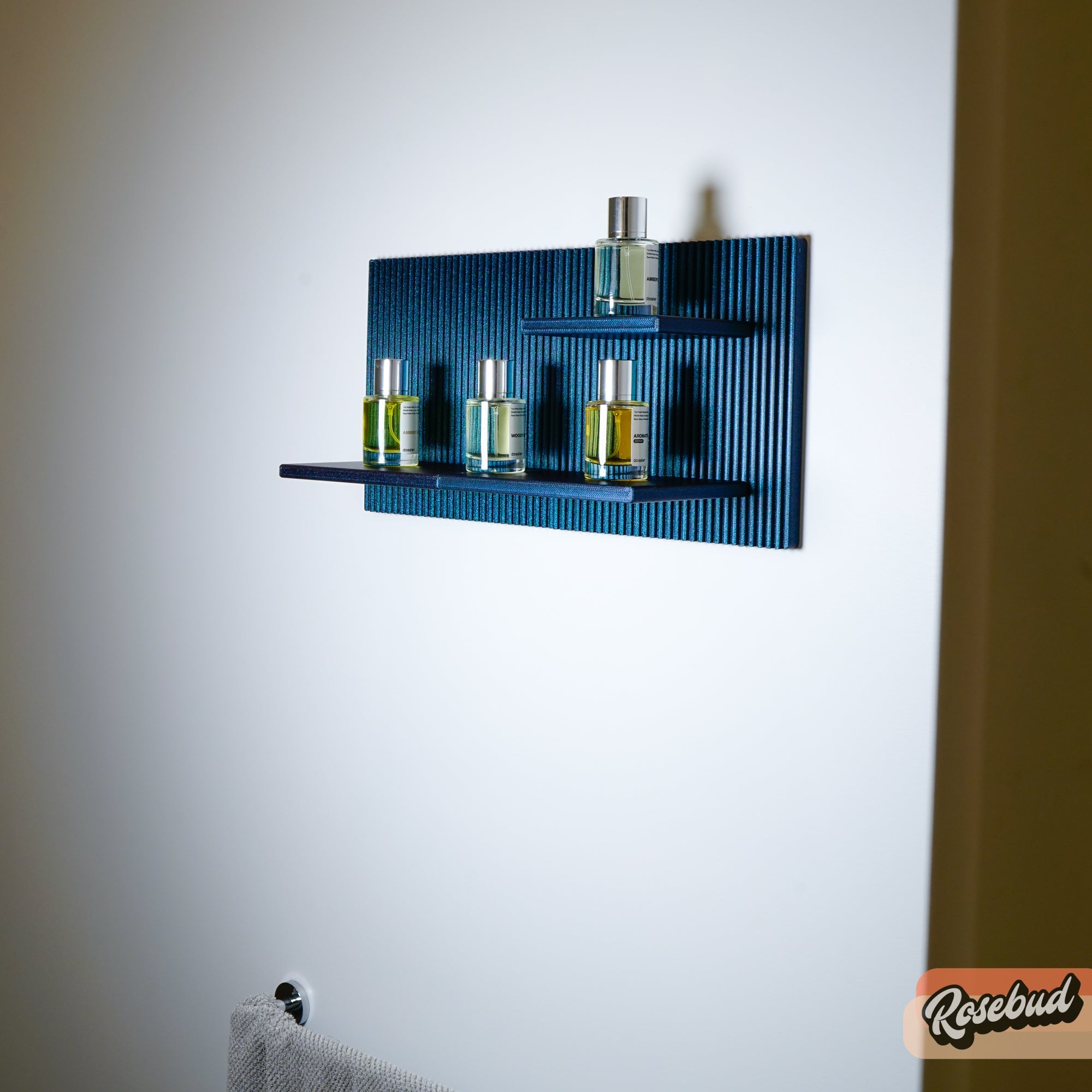 3D Printed Floating Wall Shelf – Perfume / Reed Diffuser Display Ledge