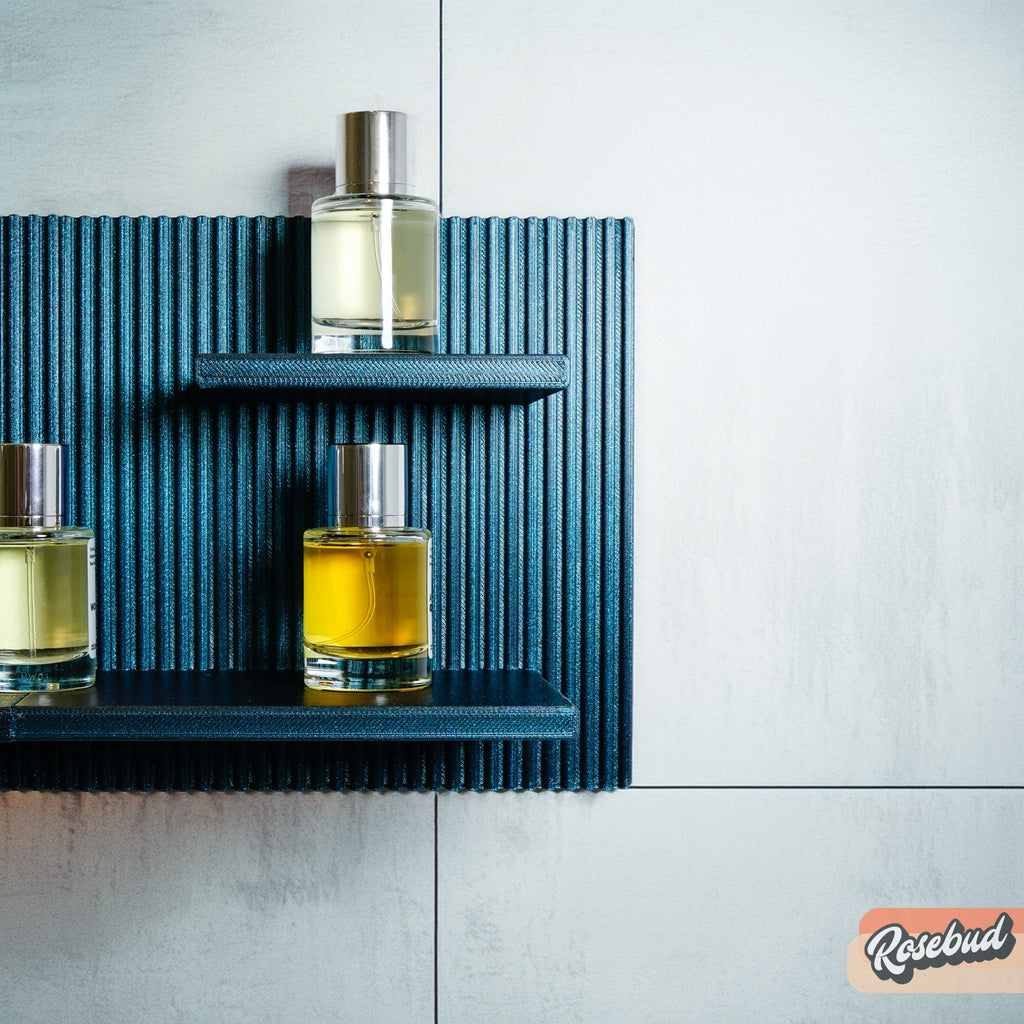 3D Printed Floating Wall Shelf – Perfume / Reed Diffuser Display Ledge