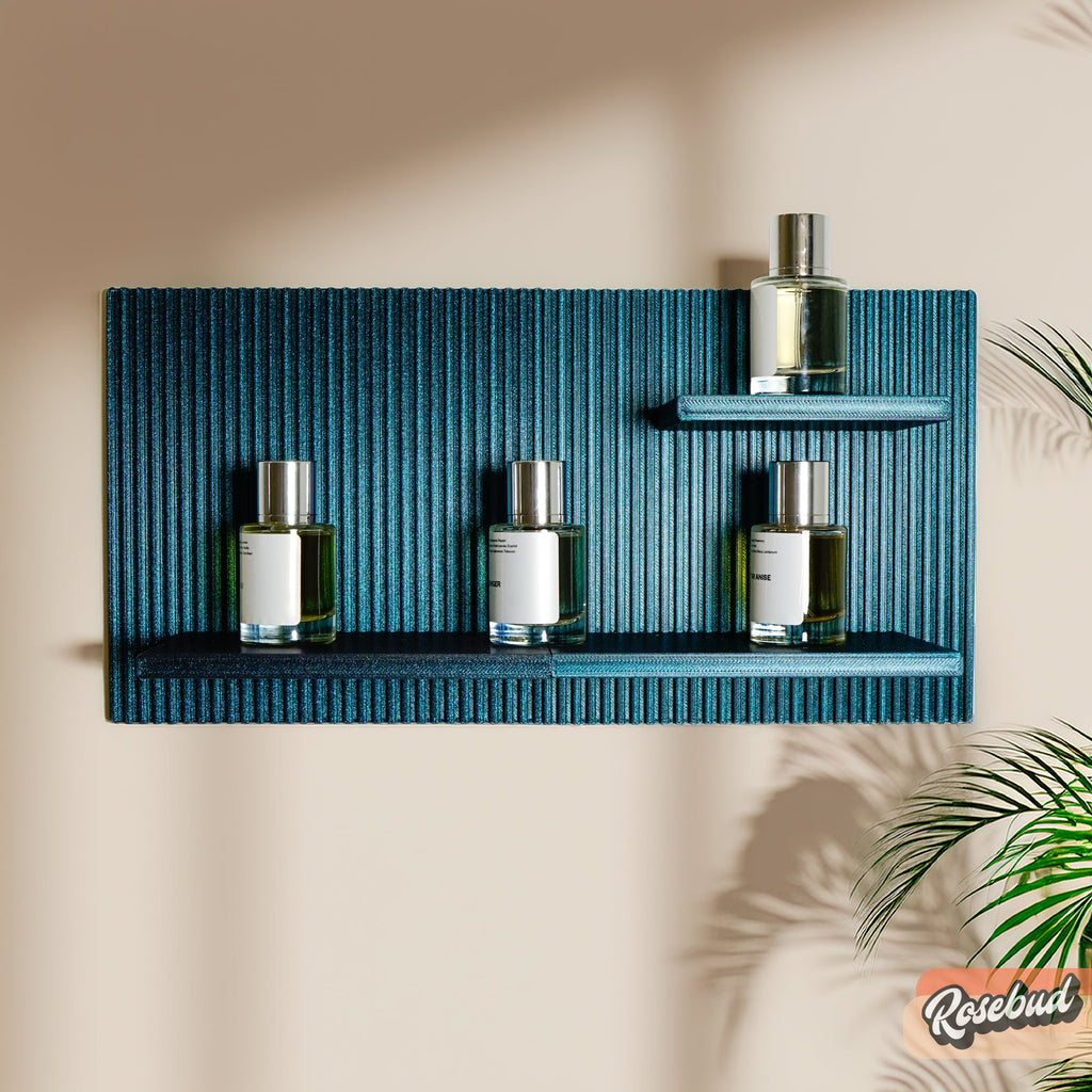 3D Printed Floating Wall Shelf – Perfume / Reed Diffuser Display Ledge