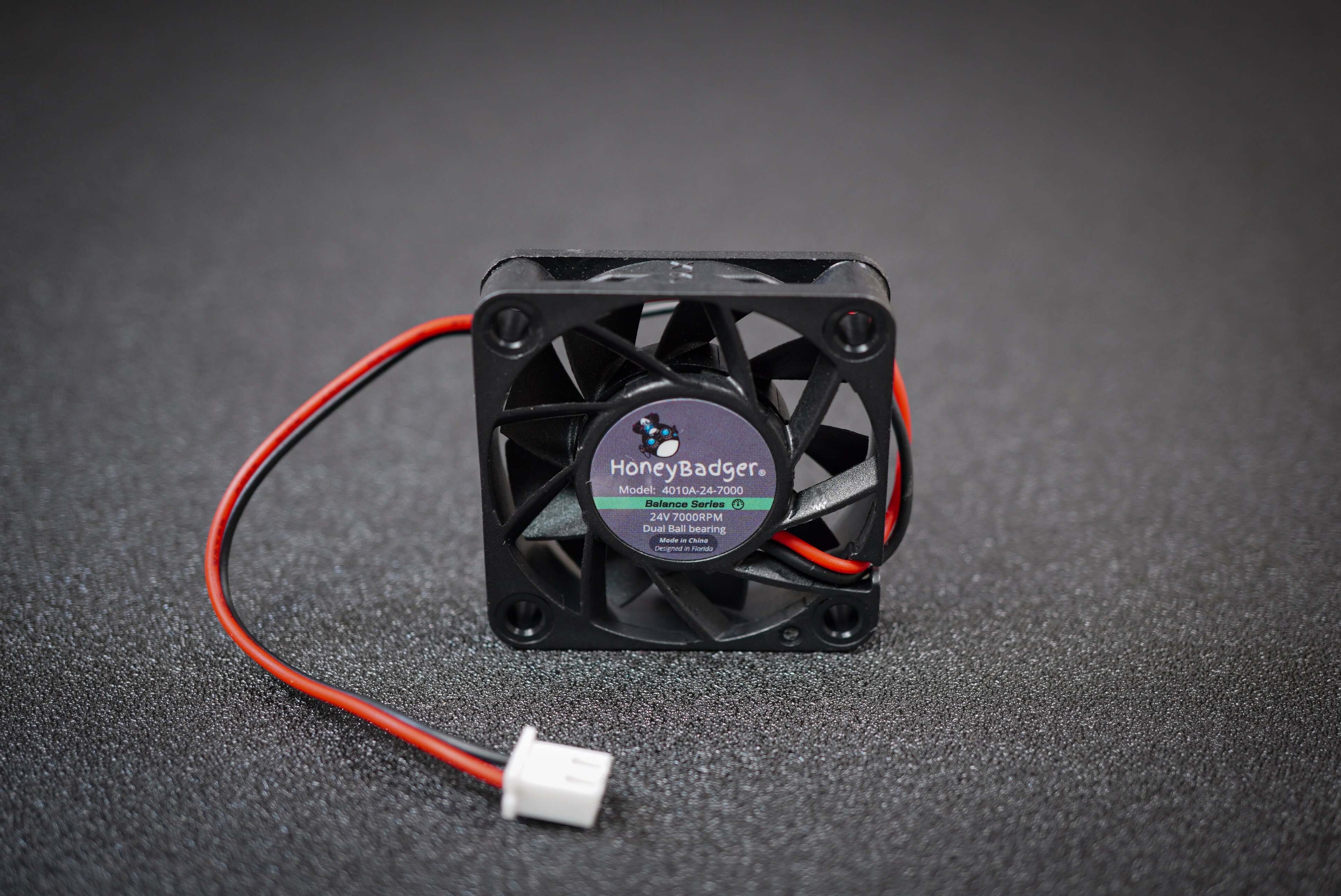 HoneyBadger 4010 Axial Fans — High-Speed Tach (Performance) or Balance Series