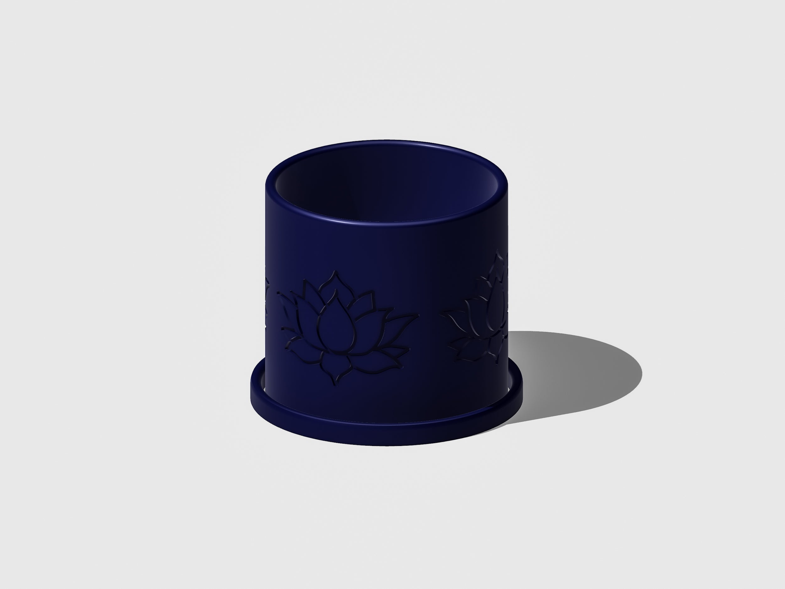 Lotus Flower Pot with Drainage