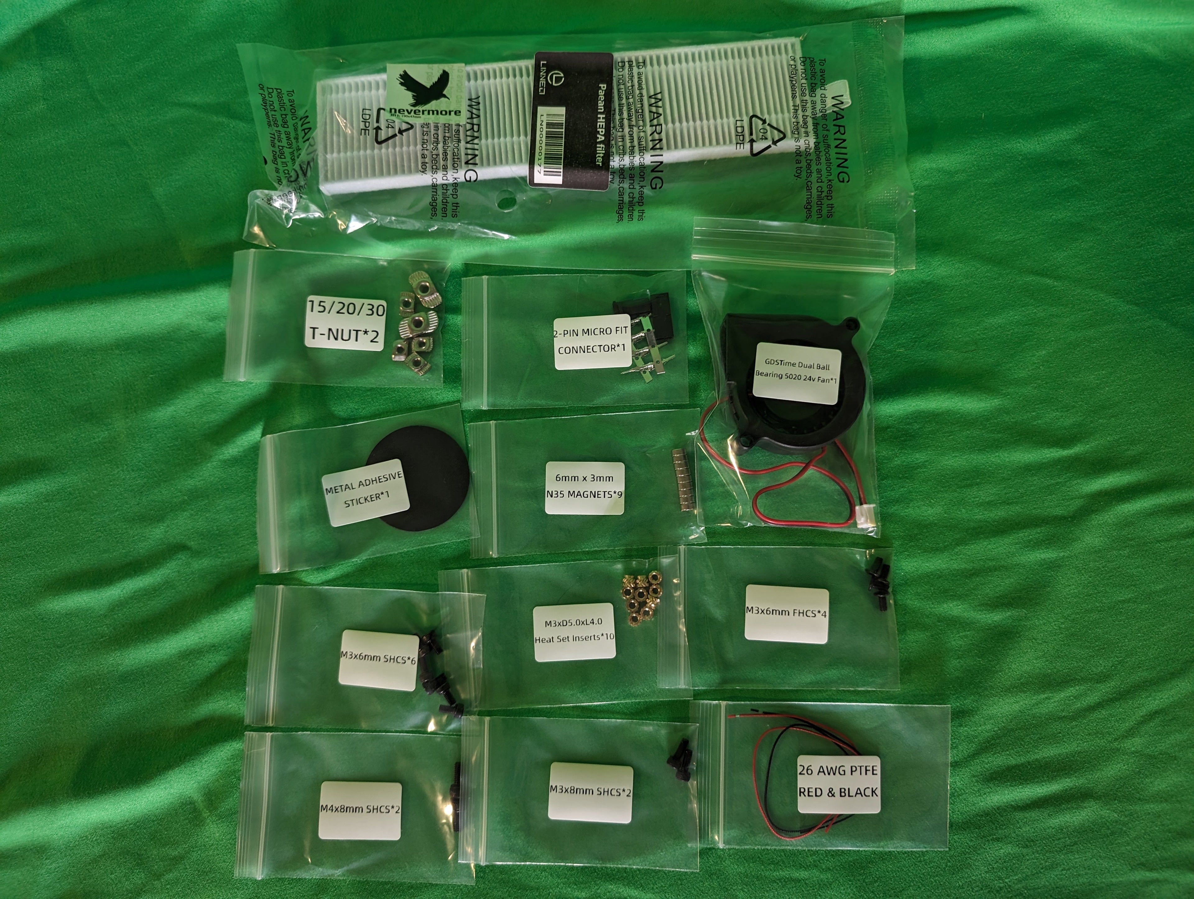 Nevermore Mini Hardware Kit