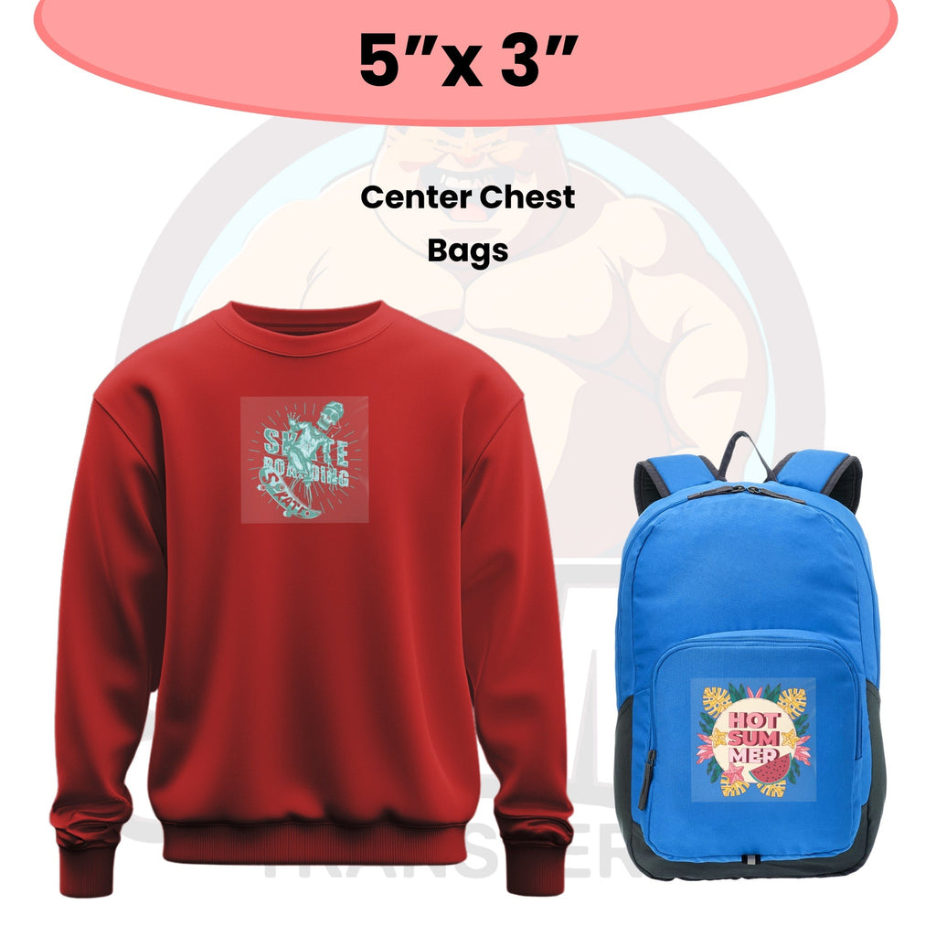 Custom DTF Transfers By Size