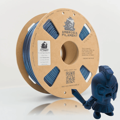 AMBROSIA Dolos Color Shifting ASA Filament of the Gods - 1KG Bambu AMS Friendly Cardboard Spools Premium 3D Printing Filament