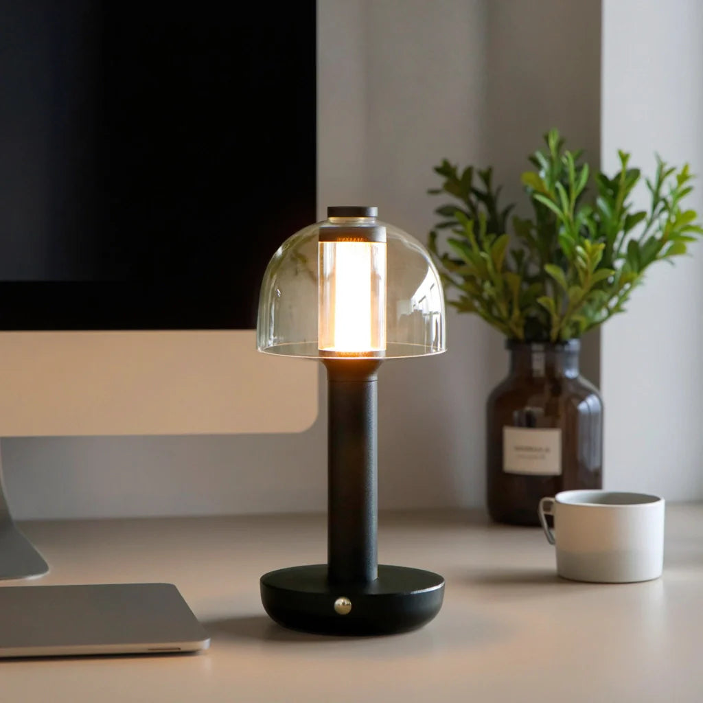 10" H Table Lamp 3-Color Light Dimmable Lamp