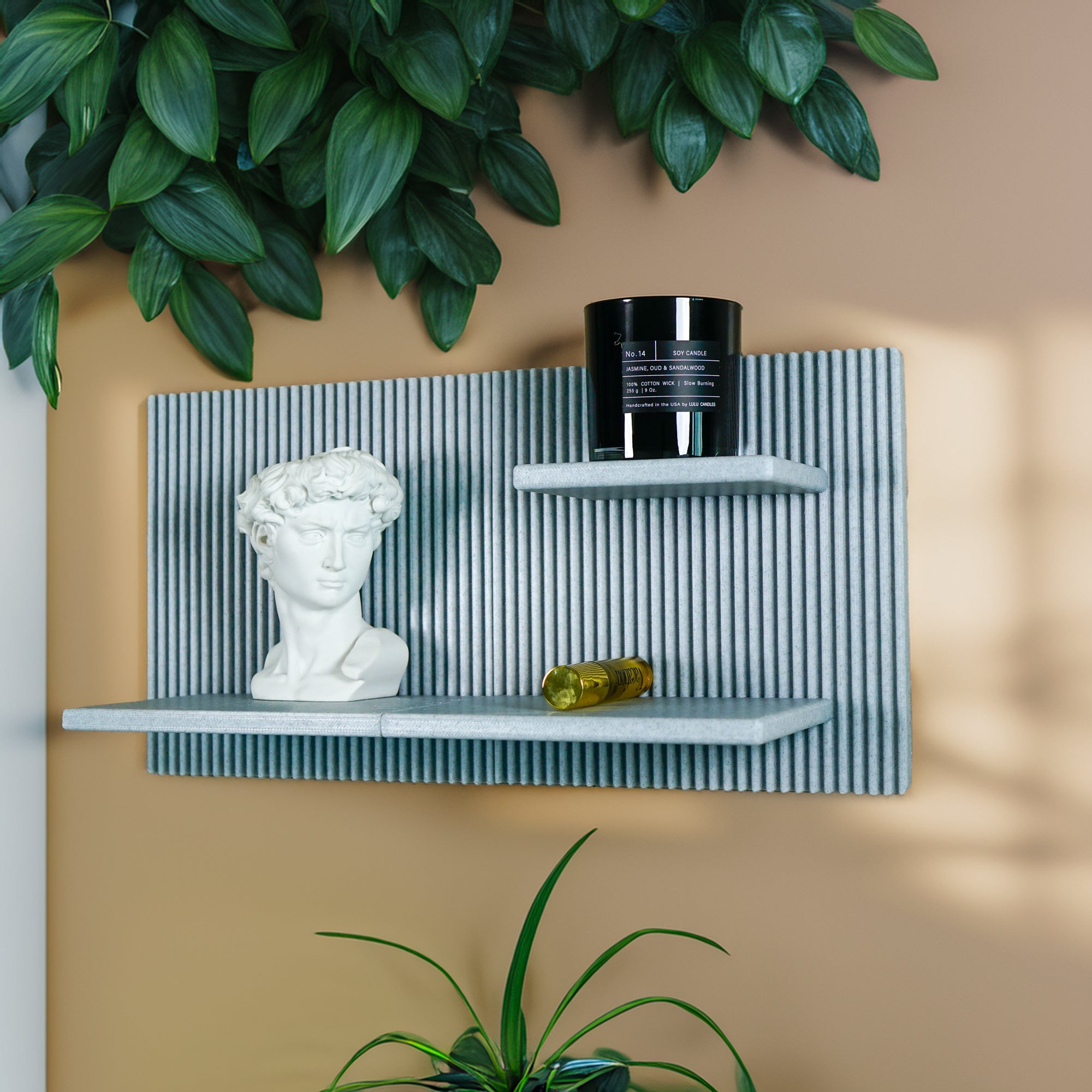 3D Printed Floating Wall Shelf – Perfume / Reed Diffuser Display Ledge