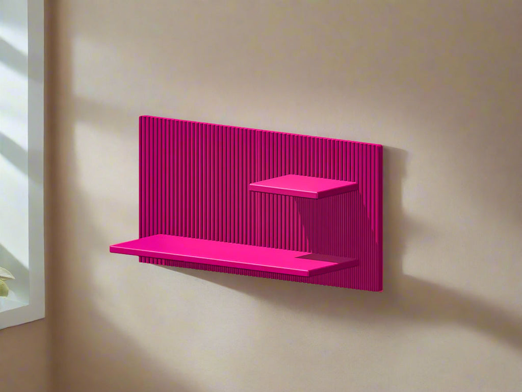 3D Printed Floating Wall Shelf – Perfume / Reed Diffuser Display Ledge