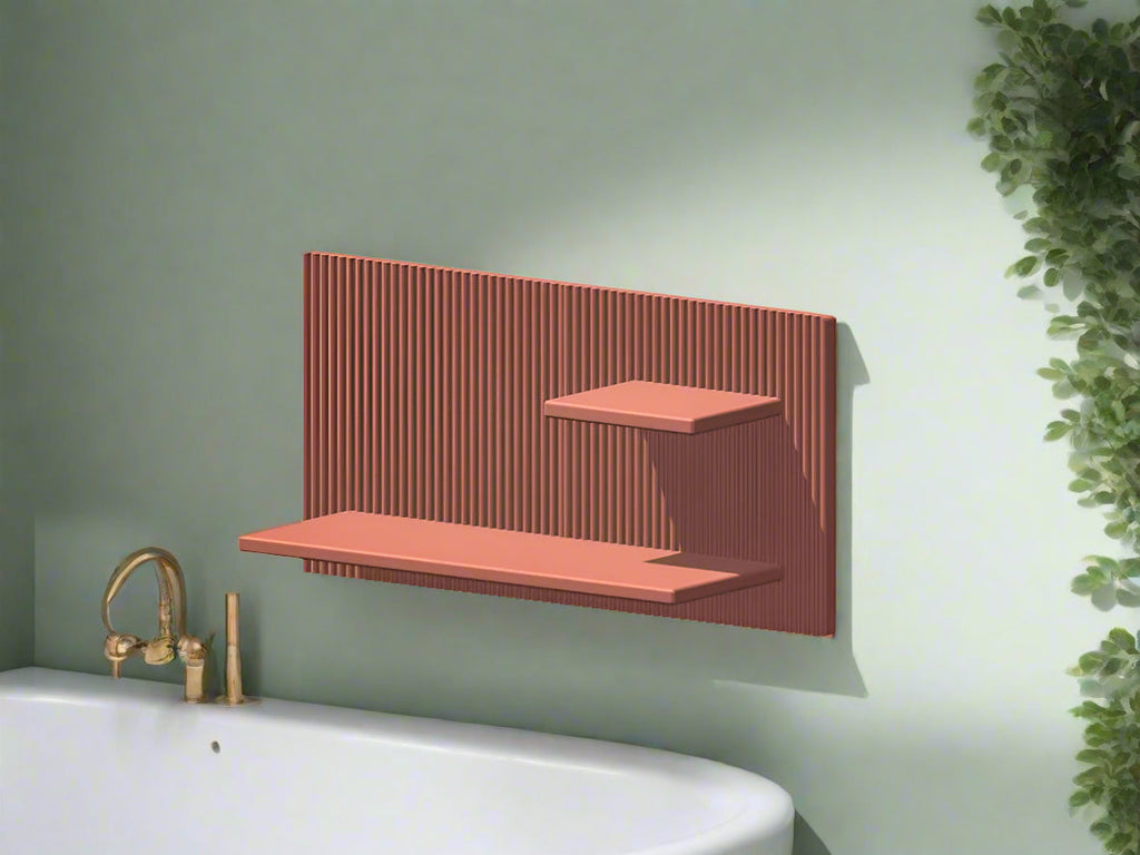 3D Printed Floating Wall Shelf – Perfume / Reed Diffuser Display Ledge