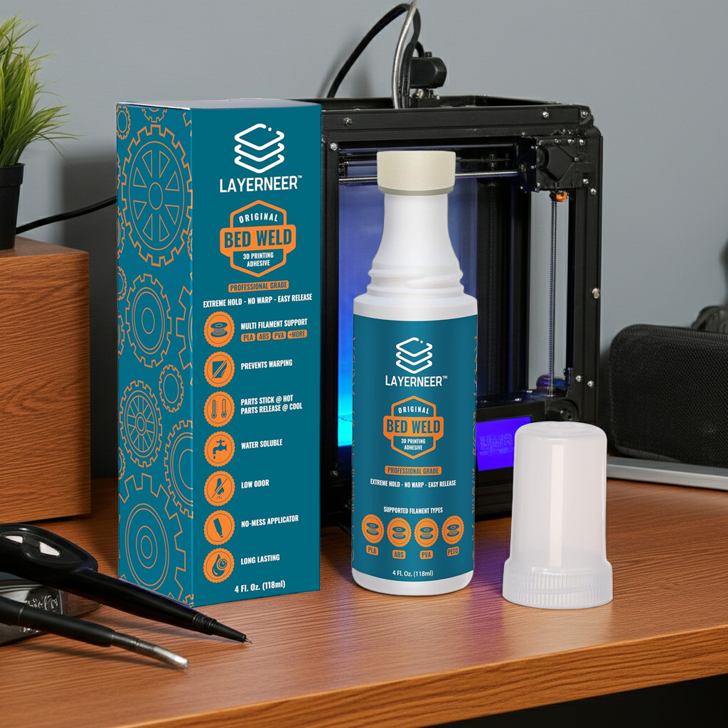 Bed Weld 3D Printer Build Plate Adhesive