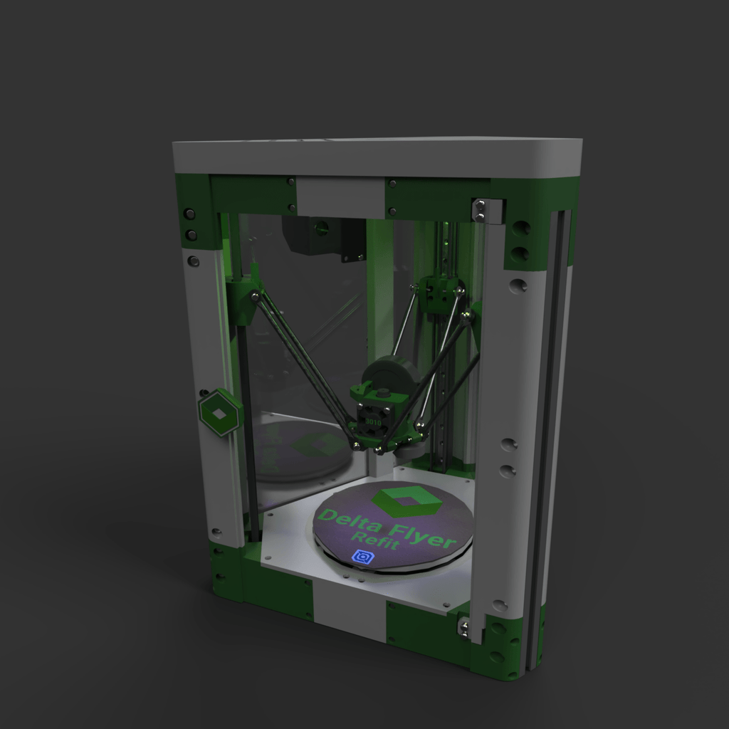 Rolohaun Delta Flyer - Fun and Affordable DIY Delta 3D Printer Kit by LDO Systems